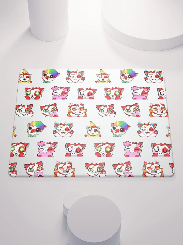 Crimson Pattern Gaming Mouse Pad product image (1)