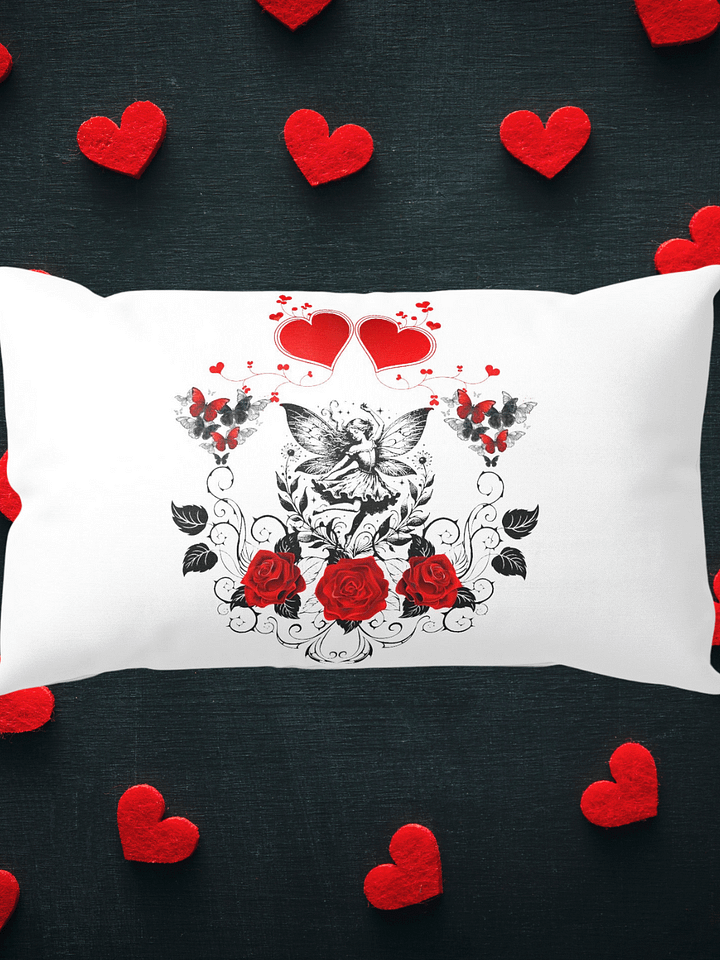 Fairy Hearts & Roses All-Over Print Pillow product image (1)