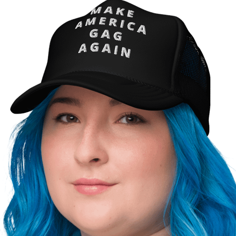 Make America Gag Again Foam Trucker Hat product image (2)