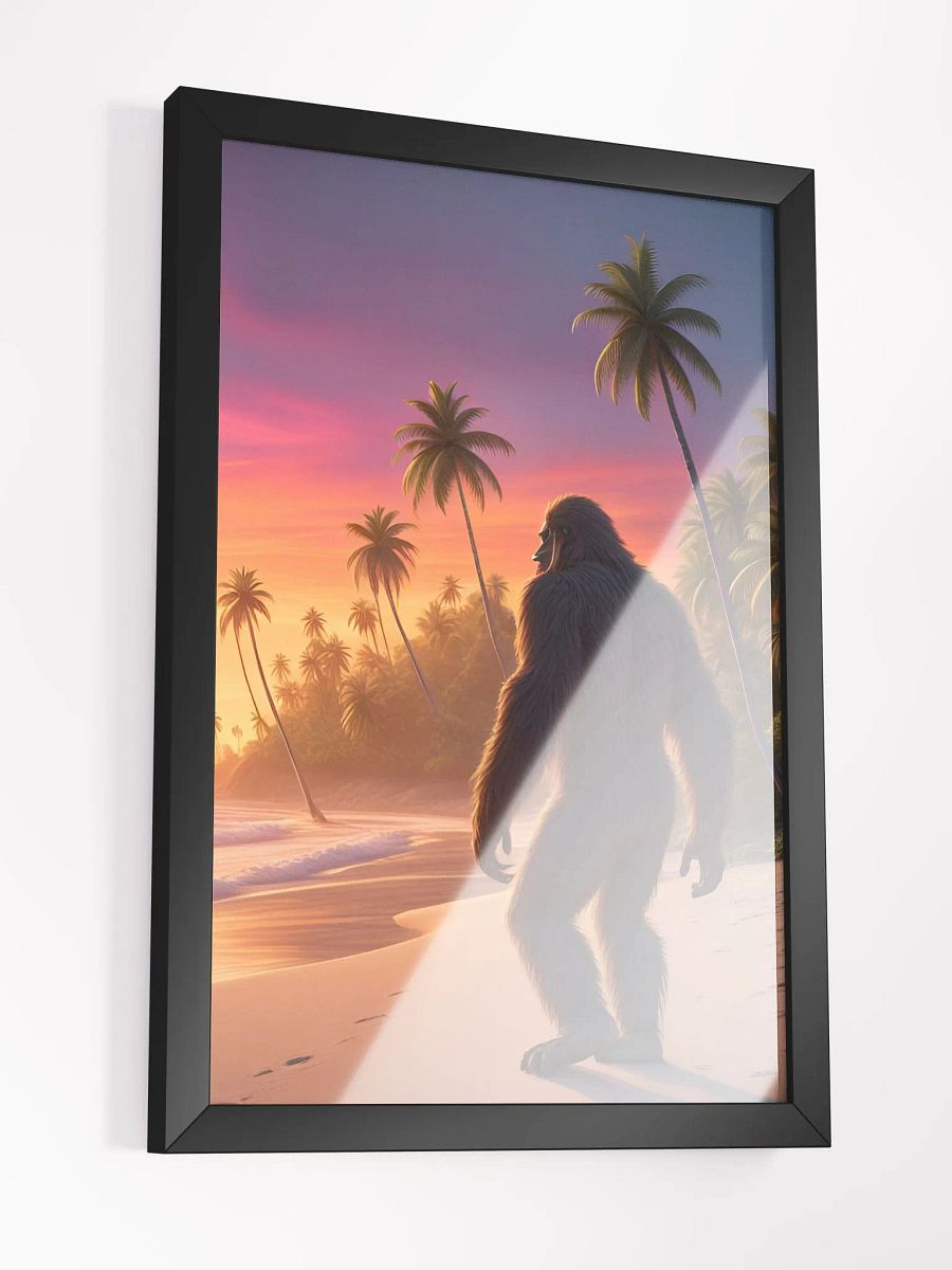 Bigfoot on the beach wall art product image (16)