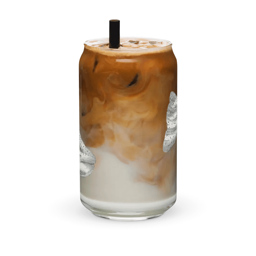 Trout Drawing Glass Can Cup product image (41)