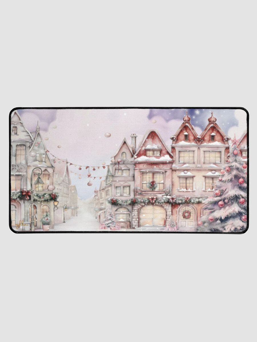 A Pink Christmas: The Night Before Christmas Desk Mat | Transform Your Workspace with Holiday Charm product image (1)