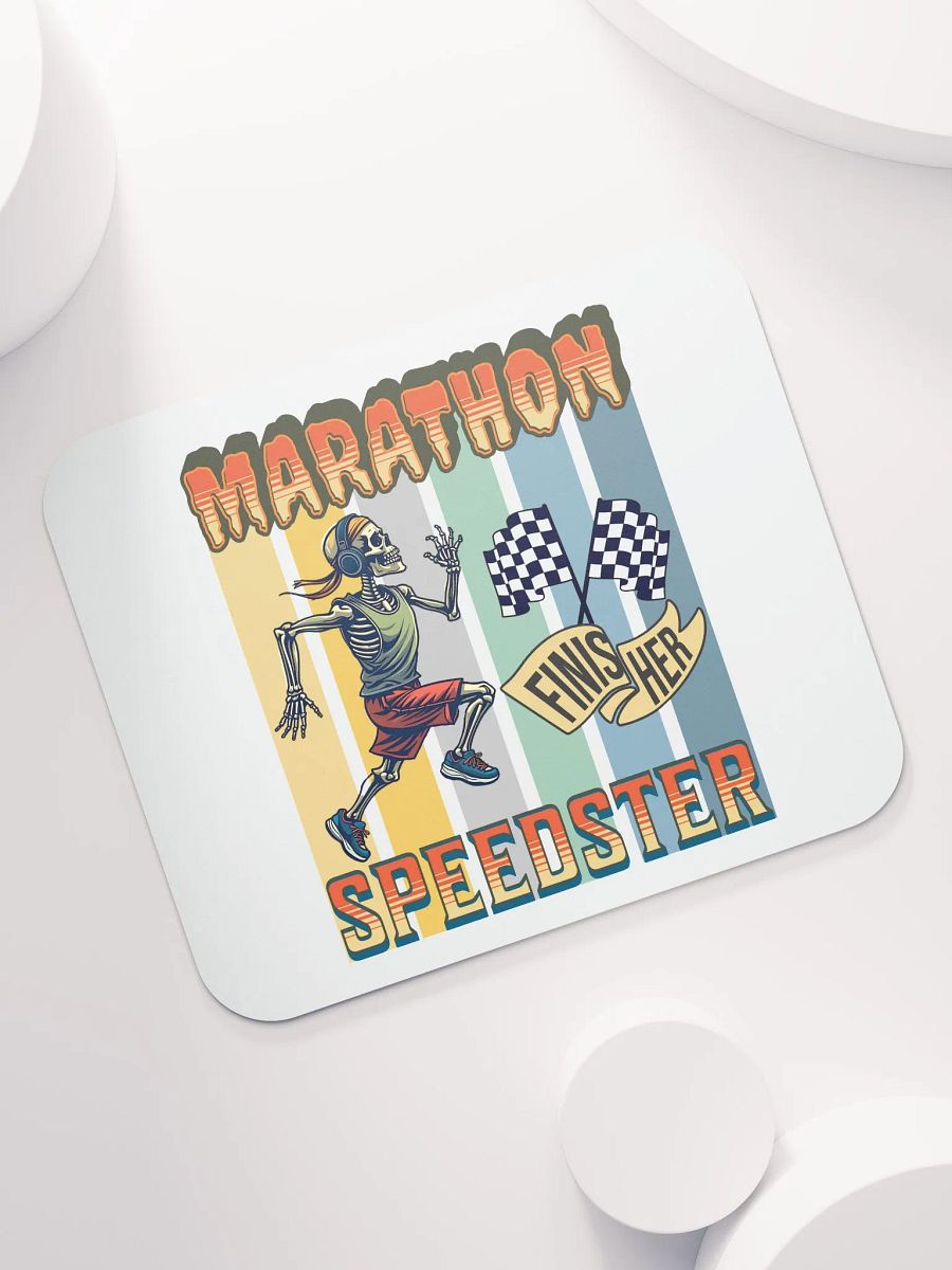 Marathon Speedster Skeleton Running Mouse Pad product image (5)