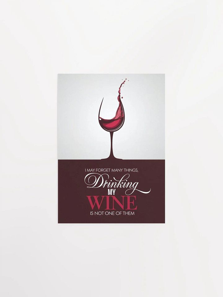 Wine Lovers Poster - Funny Wine Quote for Wine Bar Ideas at Home product image (1)