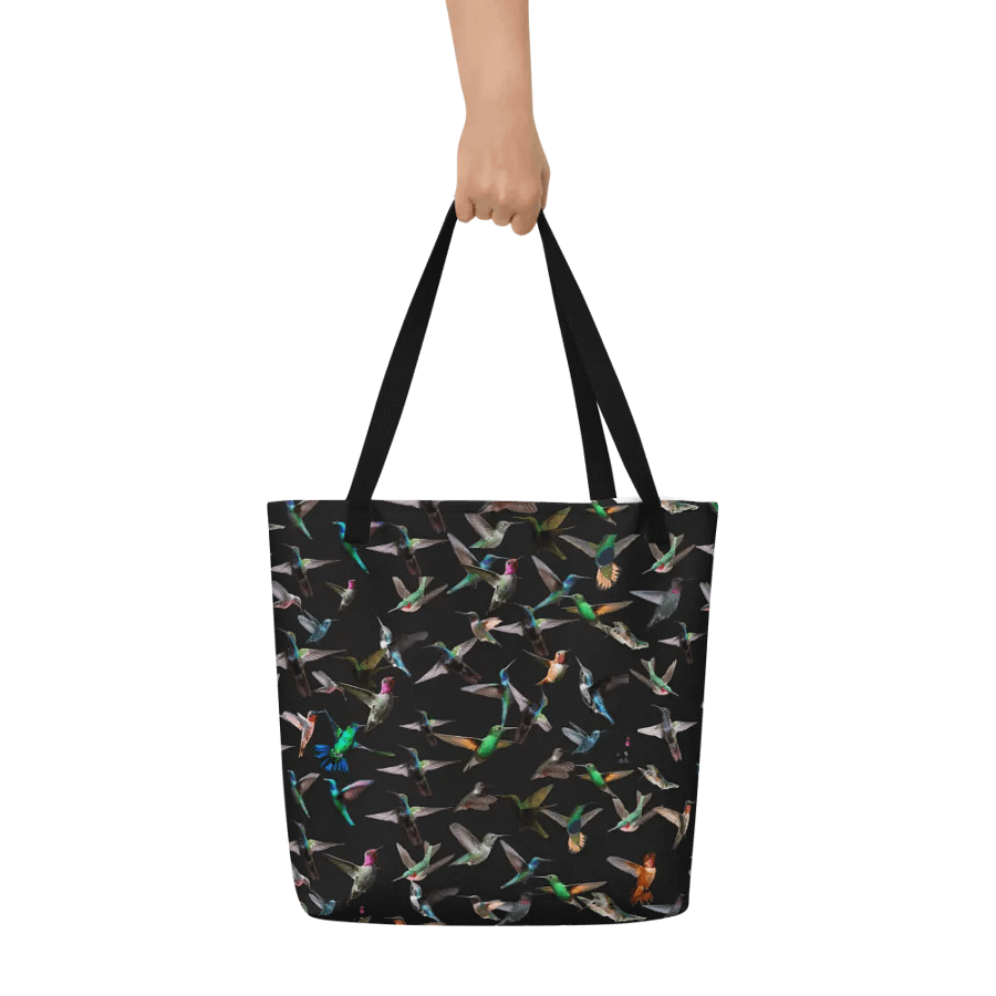 colorful hummingbirds tote for birders friends moms product image (6)