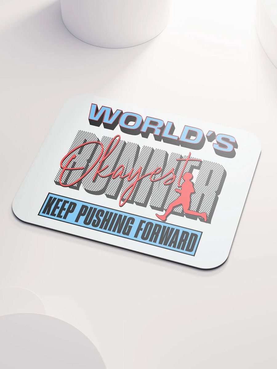 Worlds Okayest Runner Mouse Pad product image (3)
