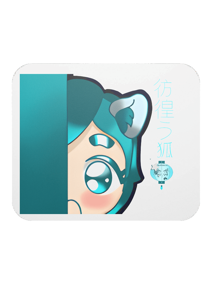 Basic Mousepad with Kitsune Peek Emote product image (2)