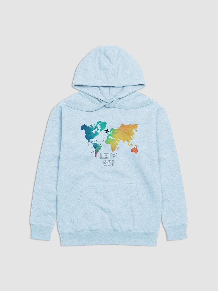 Geometric World Map Unisex Hoodie product image (3)
