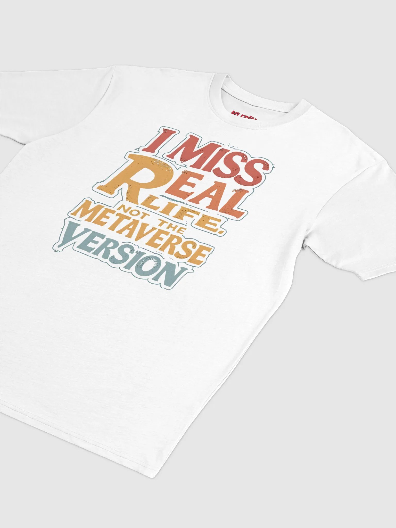 KLERIK Original Logo Men's Premium Tee - I Miss Real Life (Not the Metaverse Version) product image (4)