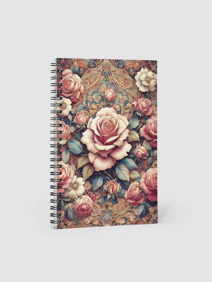 Royal Floral Spiral Notebook product image (1)