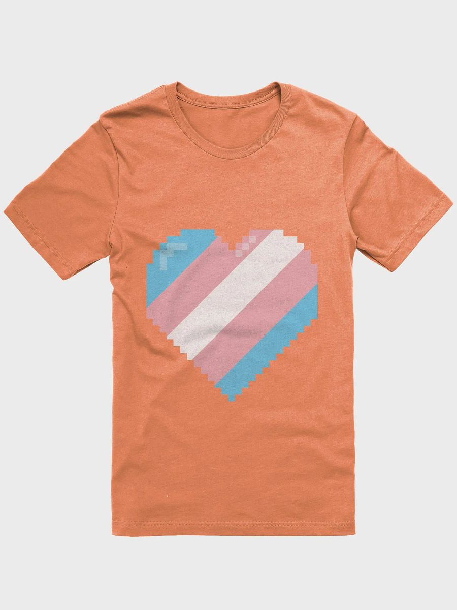 Trans heart T-shirt product image (6)