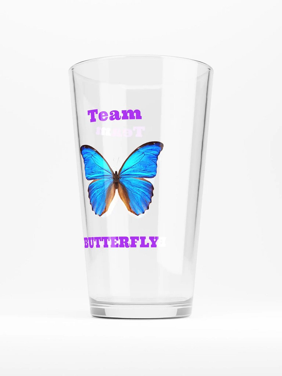 Team BUTTERFLY Pint Glass product image (2)