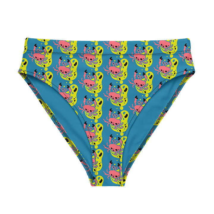 Playful Crab Party High-Waisted Bikini Bottoms product image (1)