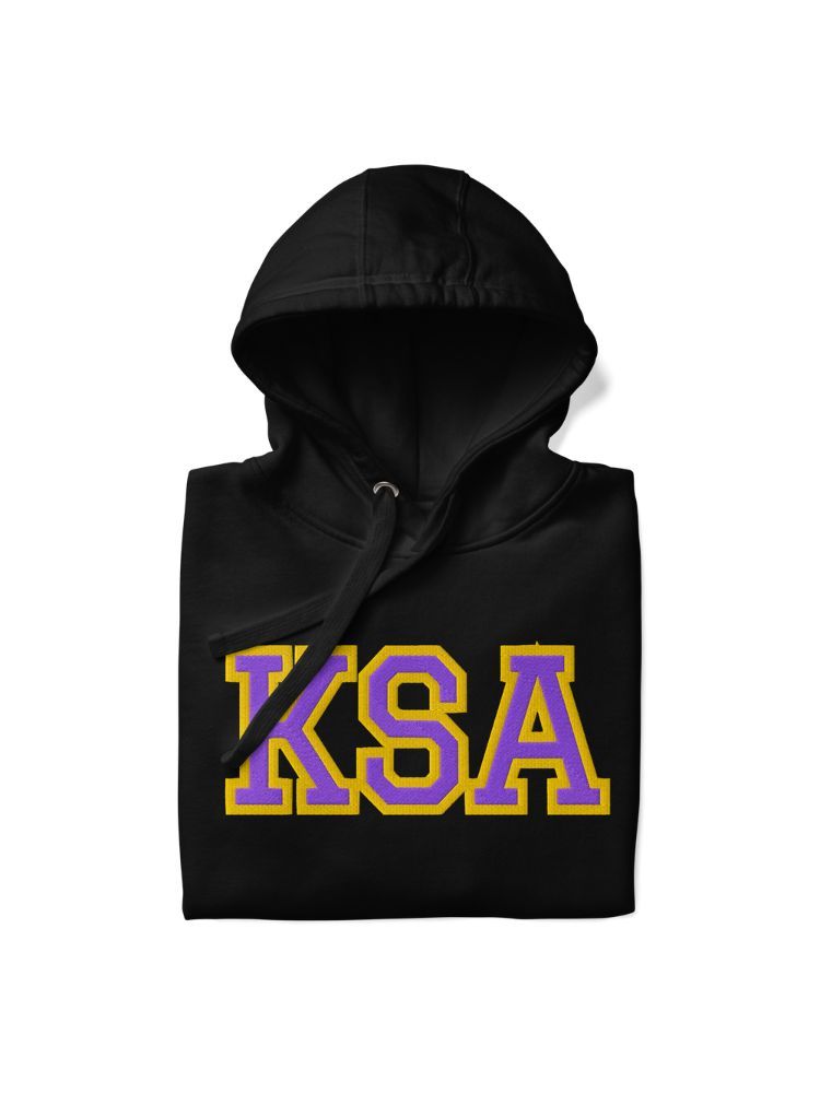 KSA Embroidered Hoodie (Black) product image (5)