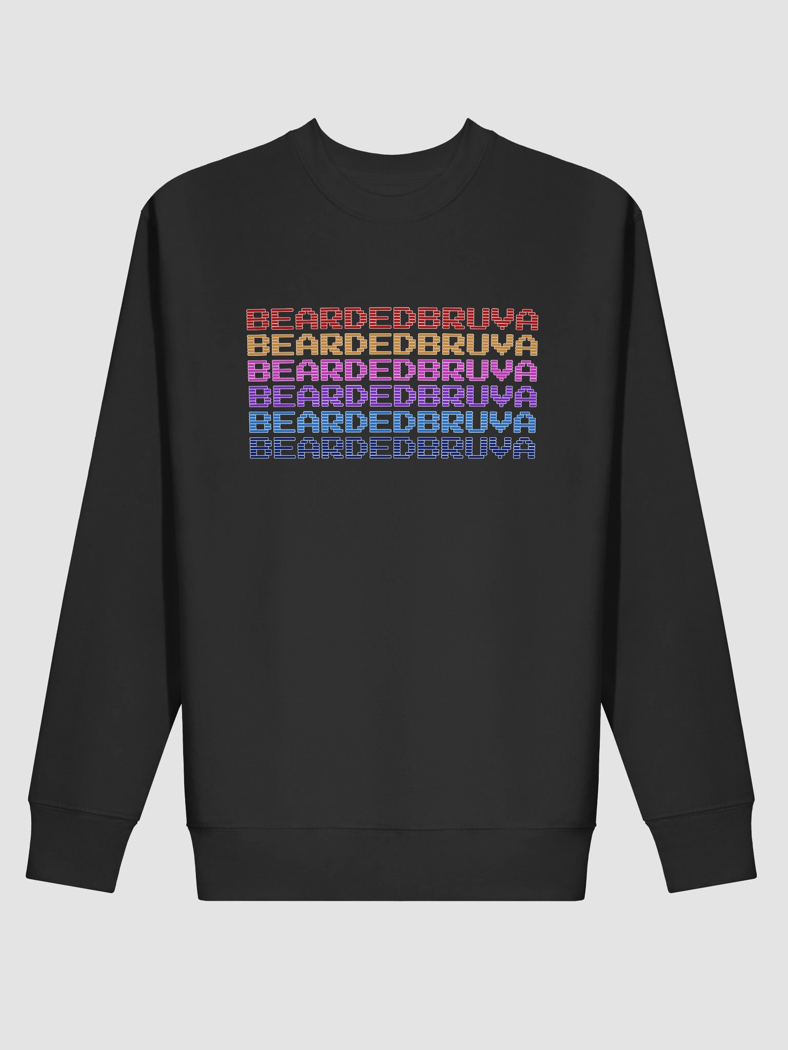 BeardedBruva Color Grid Sweatshirt product image (8)