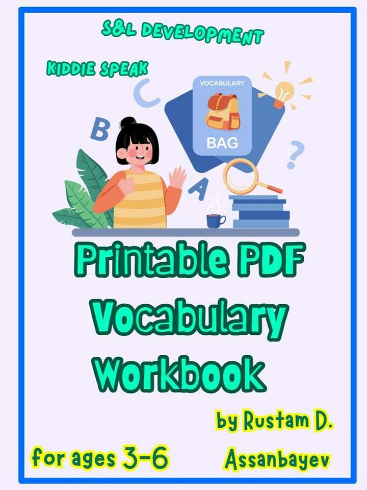 Printable Vocabulary Workbook product image (1)