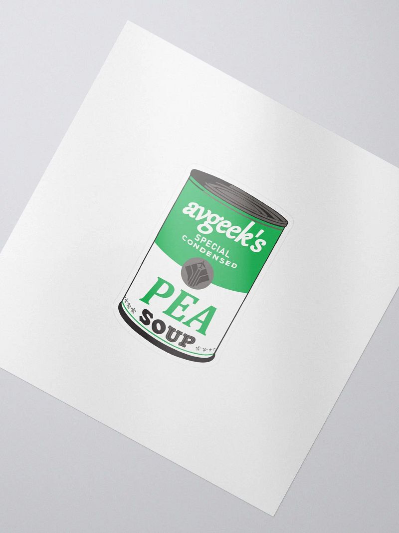 Pea Soup Sticker