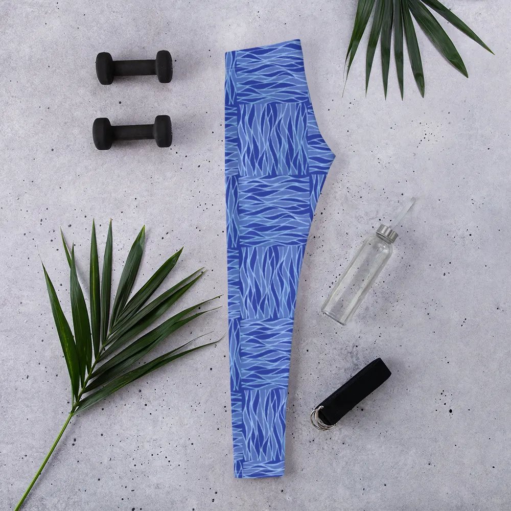 Powder Blue All-Over Print Leggings product image (3)