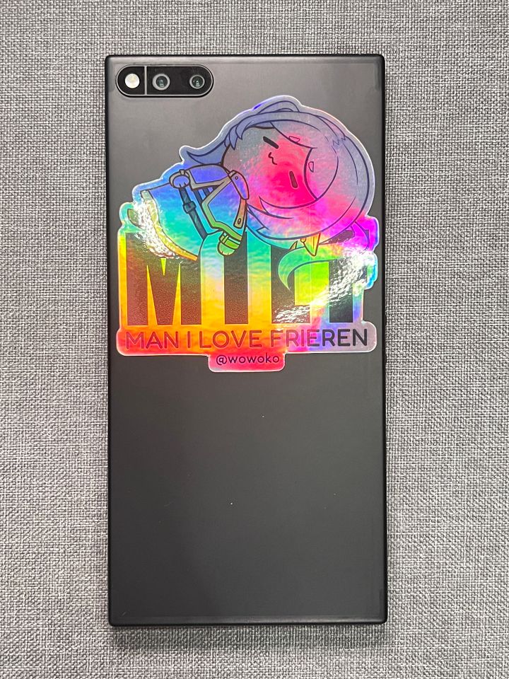 WoWoKo x Potato Fighters - MILF (Man I love Frieren) - Sticker product image (1)