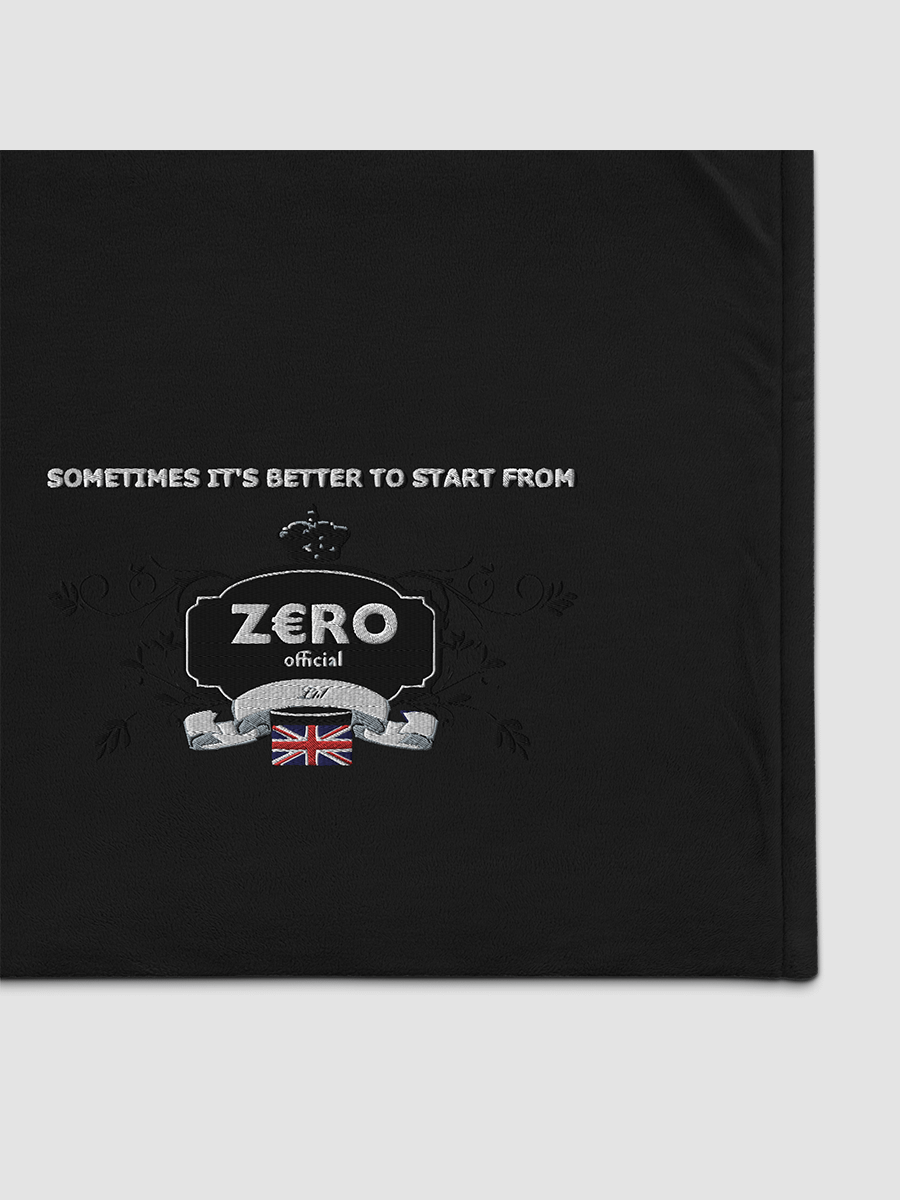 ZERO official - Port Authority Embroidered Premium Sherpa Blanket product image (4)