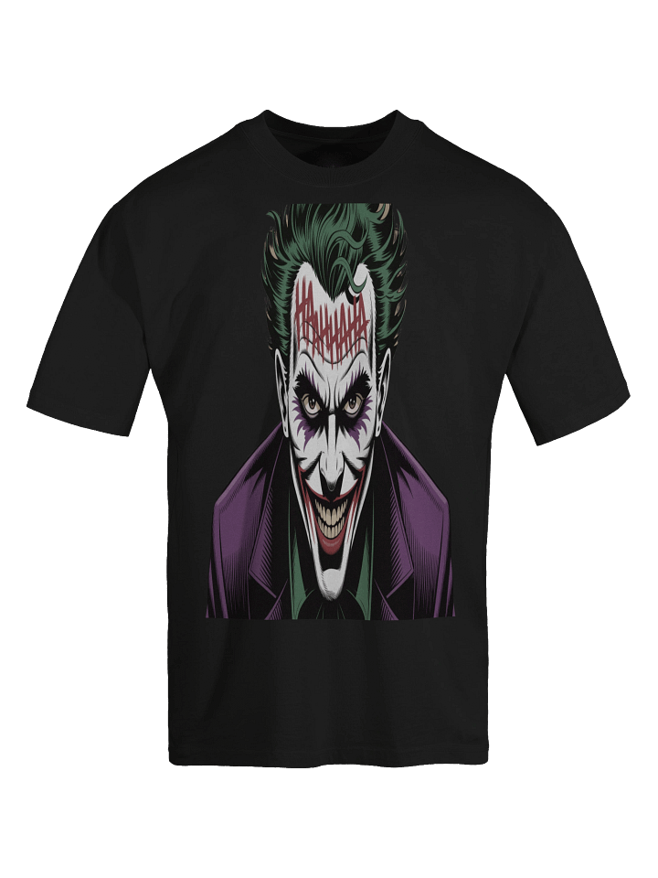Joker 'HAHAHA' Eternal Laugh Oversized Faded T-Shirt product image (1)