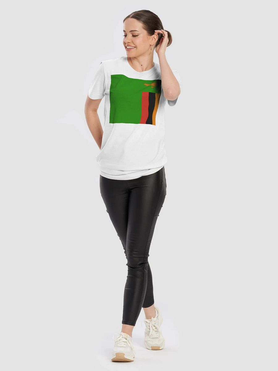 Exclusive Graphic Grove Supersoft Unisex Zambian Flag T-Shirt product image (10)