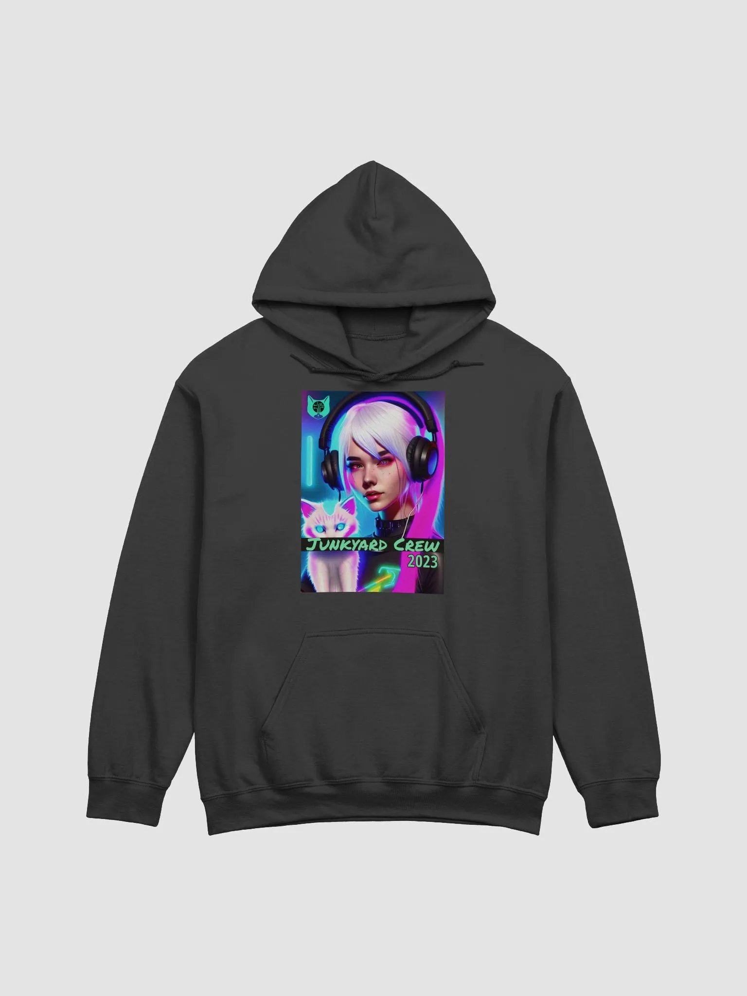 NEON THREE Pullover Hoodie Front Print (US, EU, AU and CA SHIPPING) product image (1)