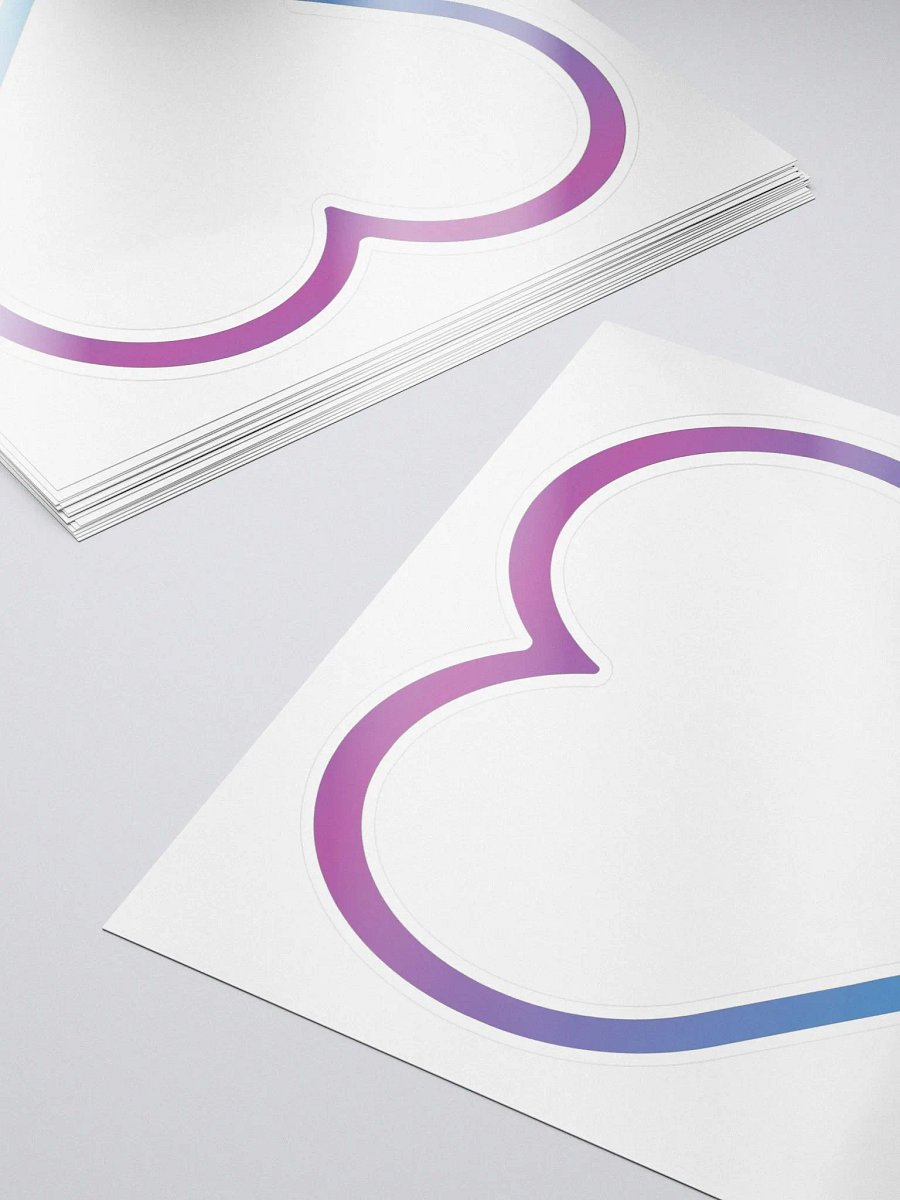 Outline Heart Sticker product image (5)