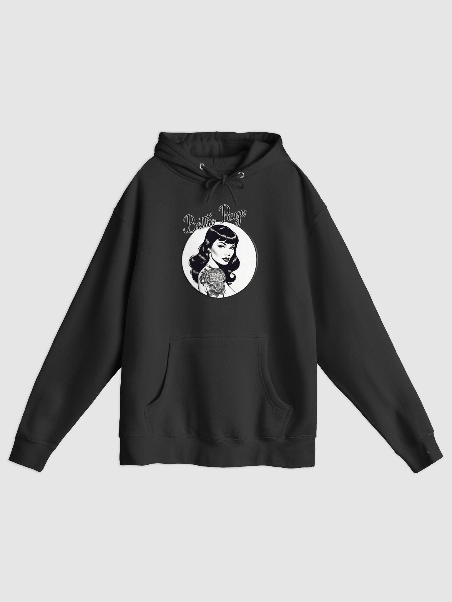 Floral Femme Fatale Bettie Page Hoodie product image (6)