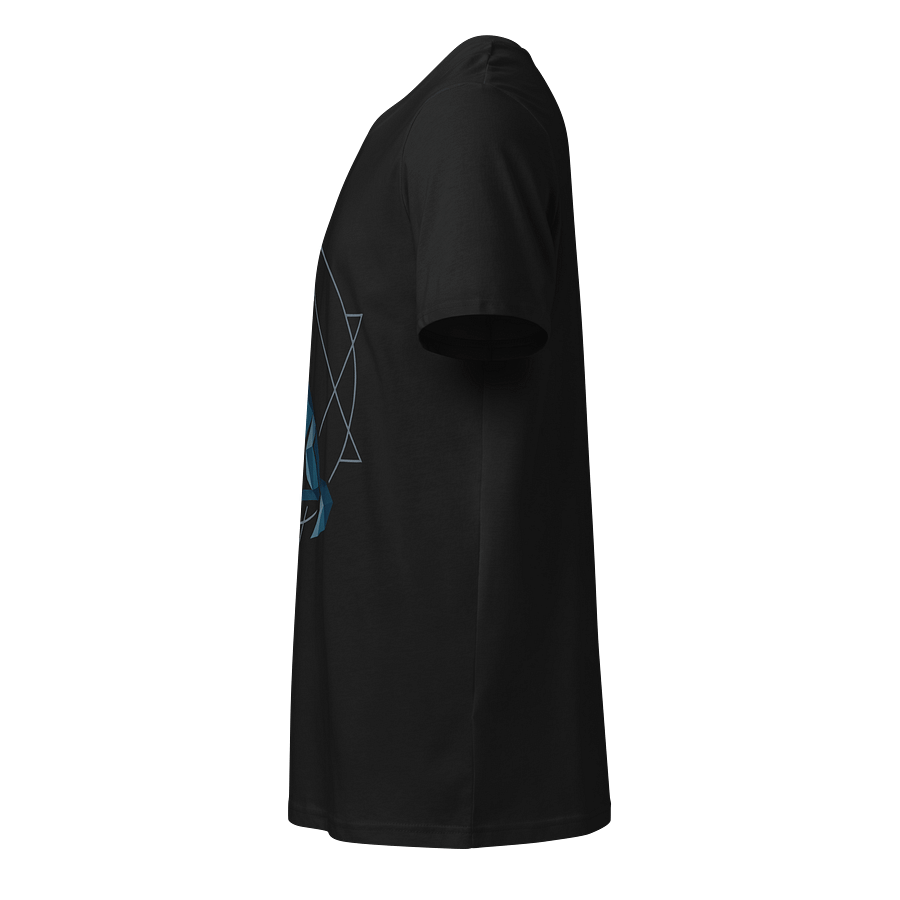 Geometric Wolf Howling Unisex Organic T-Shirt product image (11)