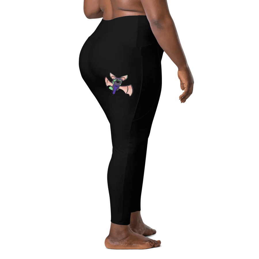 Yoga pants with POCKETS in black! product image (11)