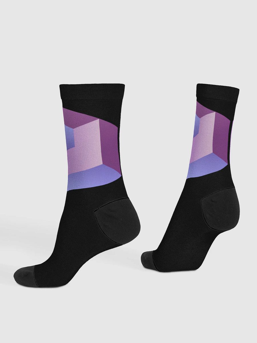 BlockDrops Crew Socks product image (4)
