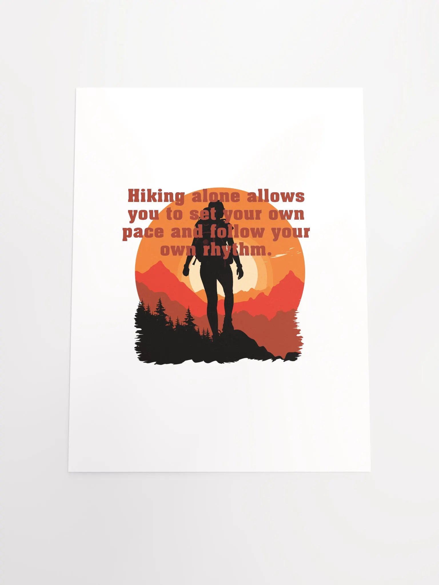 Hiking alone allows you to set your own pace and follow your own rhythm. product image (25)