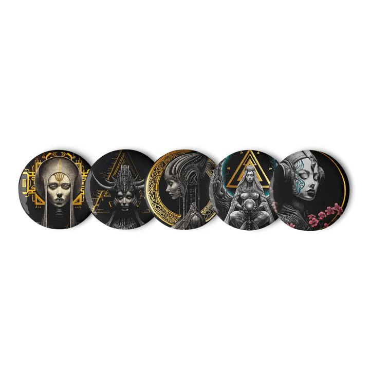 Goddess Pin Button Set product image (2)