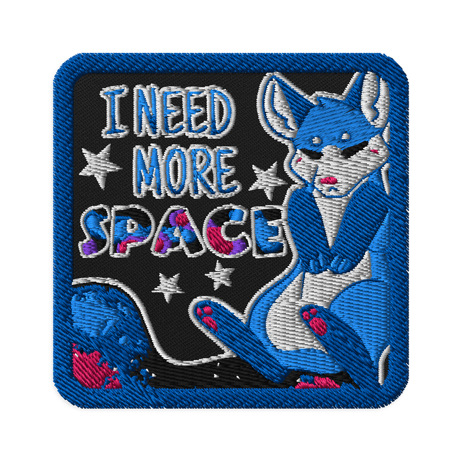 I need more SPACE Patch product image (1)