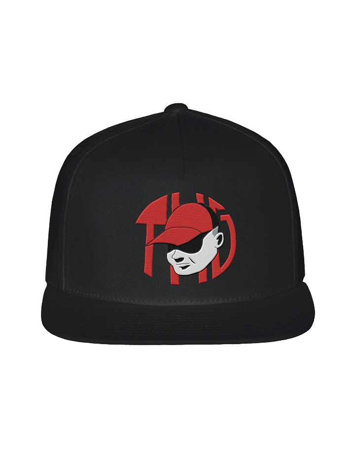 Urban Vibes Snapback Cap with red print THG product image (1)