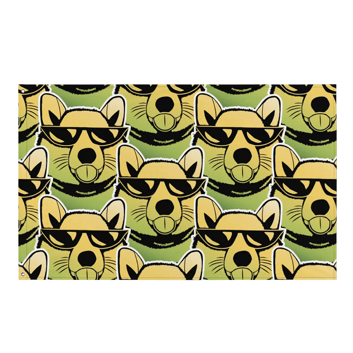 Shiba-tude Flag product image (1)
