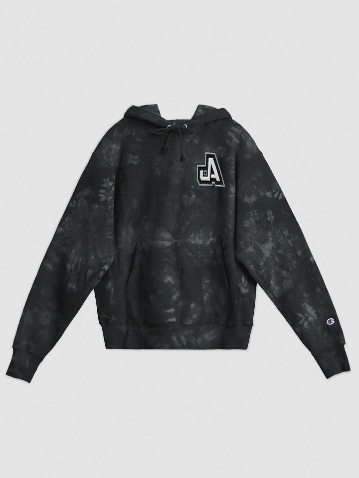 oJAllen - Champion Futuristic Tie-Dye Embroidered Logo Hoodie product image (1)