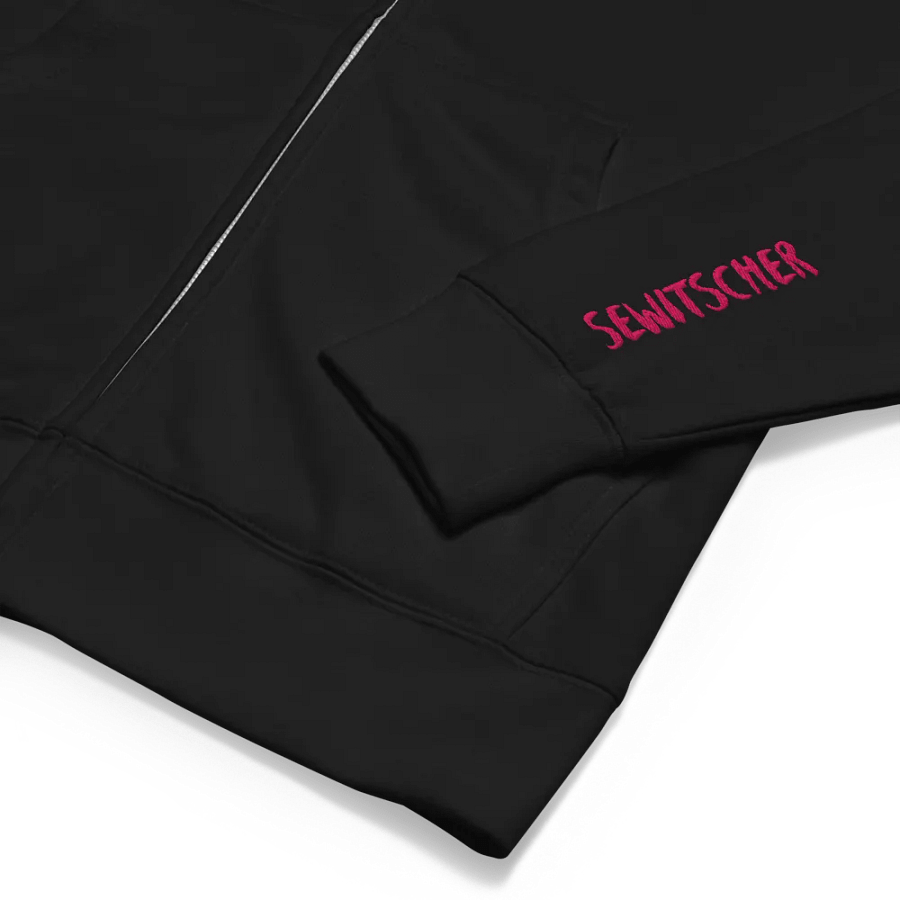 Sewitscher Pink Fleece Zip Up Hoodie product image (2)