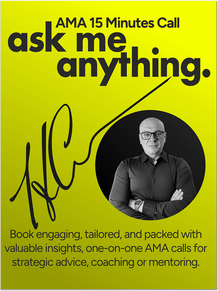 AMA (Ask Me Anything) - 15 Minutes Call product image (1)