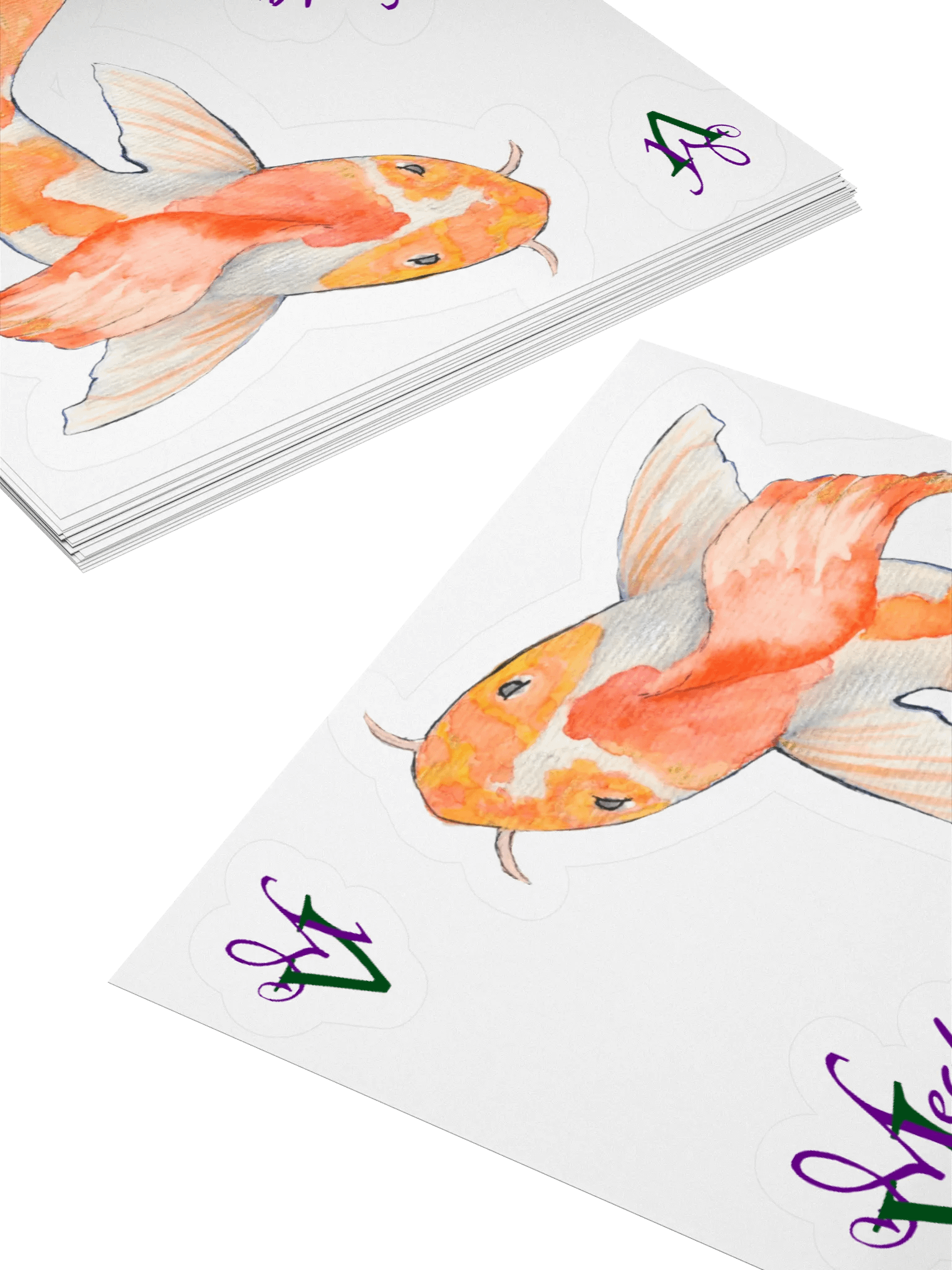 Golden Koi Sticker product image (4)
