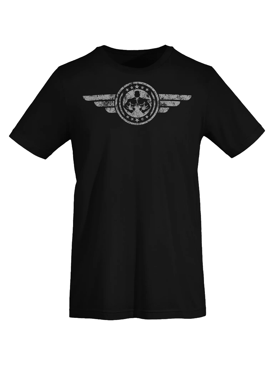 Distressed Bodybuilding Emblem T-Shirt | Fitness Coach Gym Apparel | Vintage Muscle Graphic Tee product image (8)