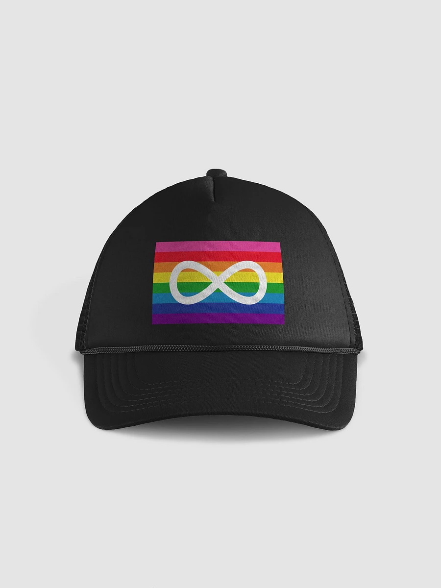 Neurodivergent Rainbow Pride Flag - Foam Trucker Hat product image (1)