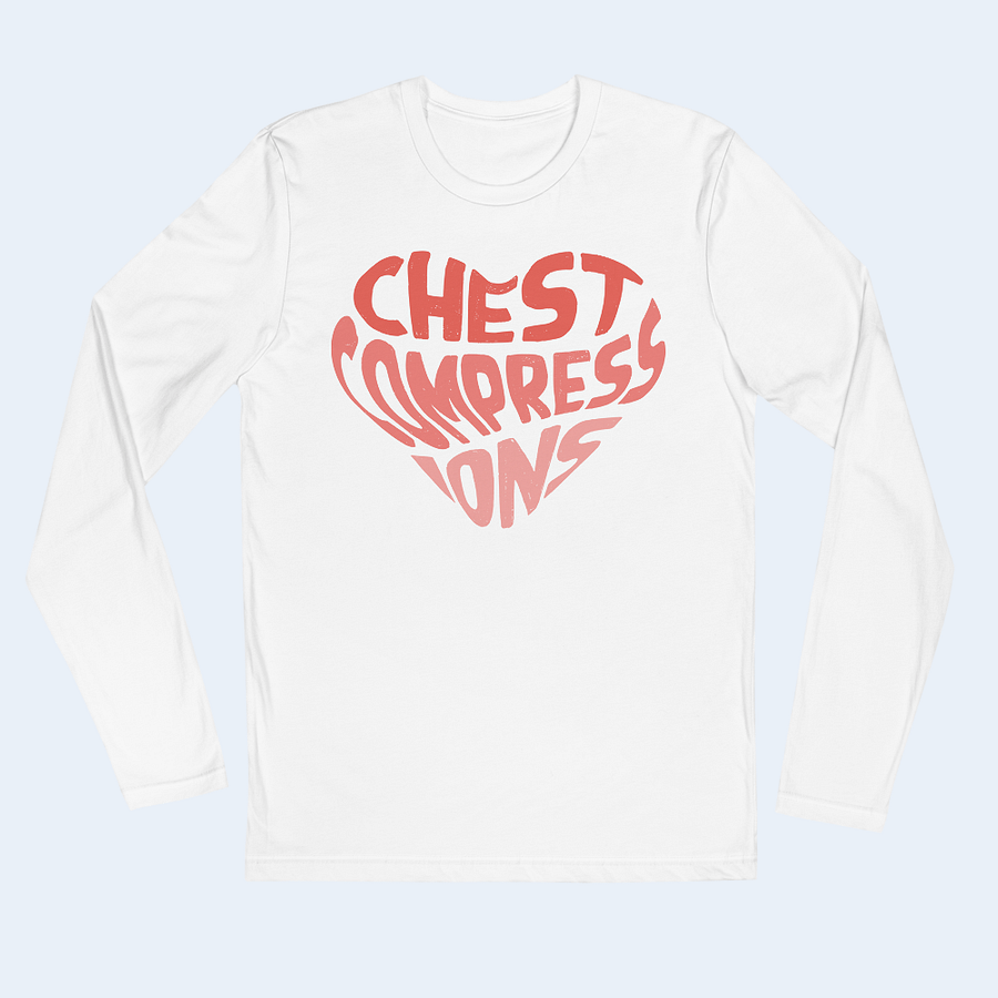 Chest Compressions Heart Long Sleeve Shirt (limited time) product image (2)