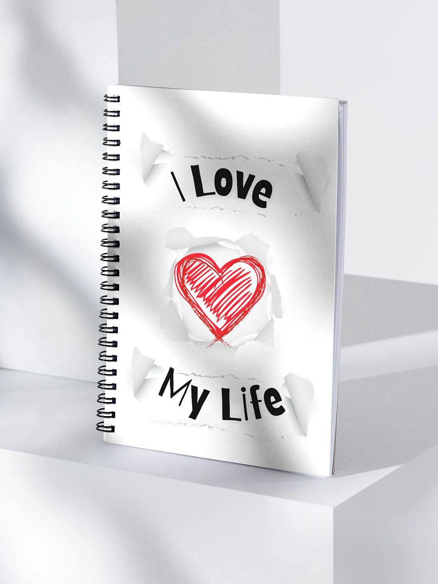I Love My Life Spiral Journal product image (4)