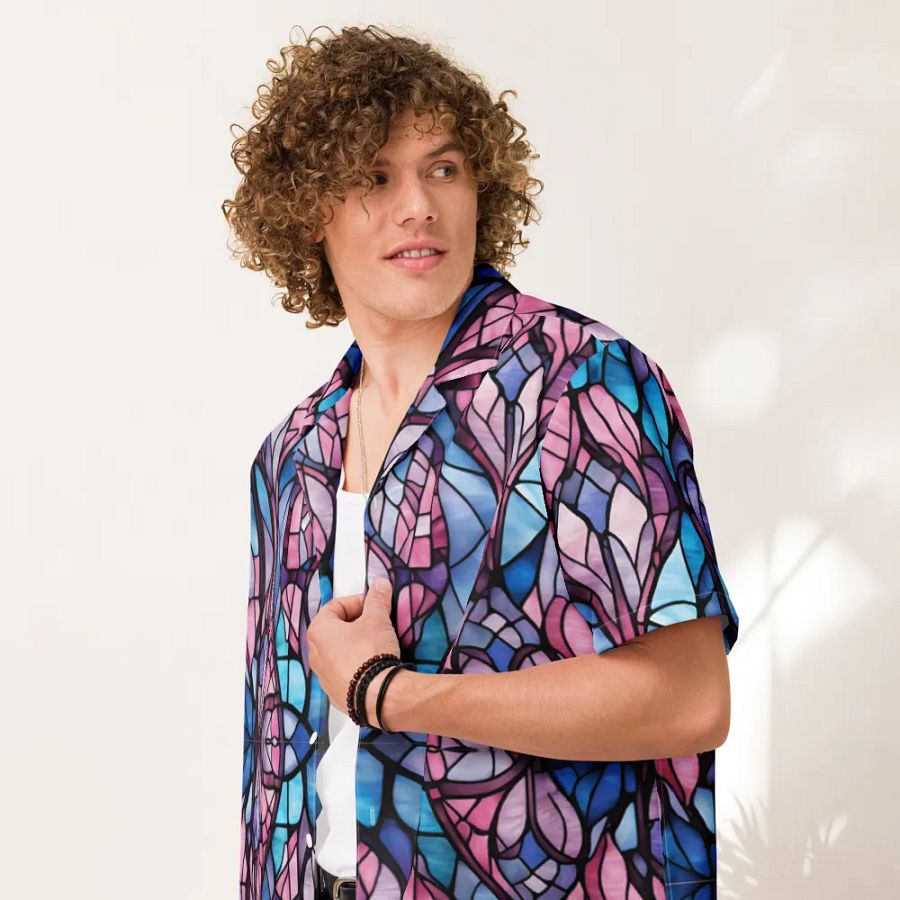 Symmetrical Serenity Hawaiian Shirt product image (7)