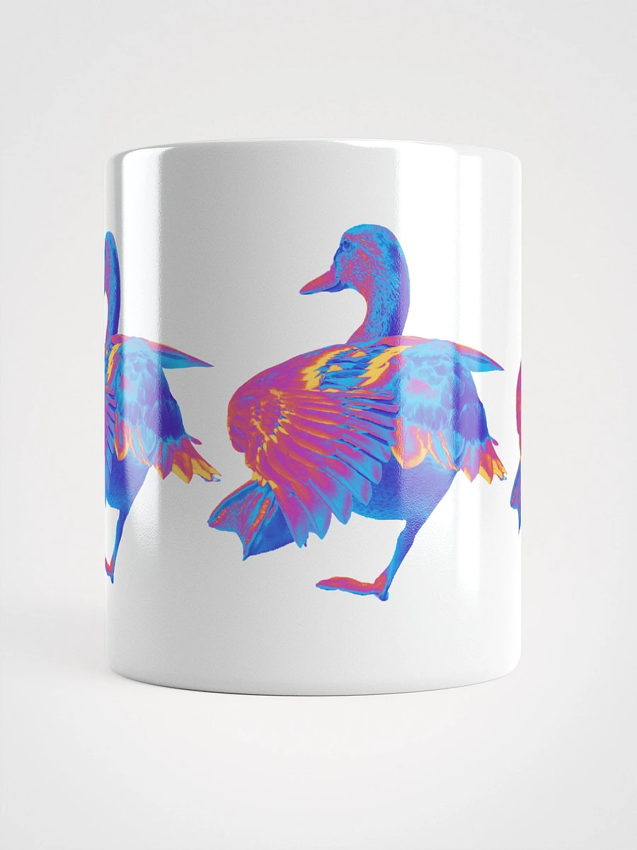 Funky Neon Pink and Blue Duck Mug product image (7)