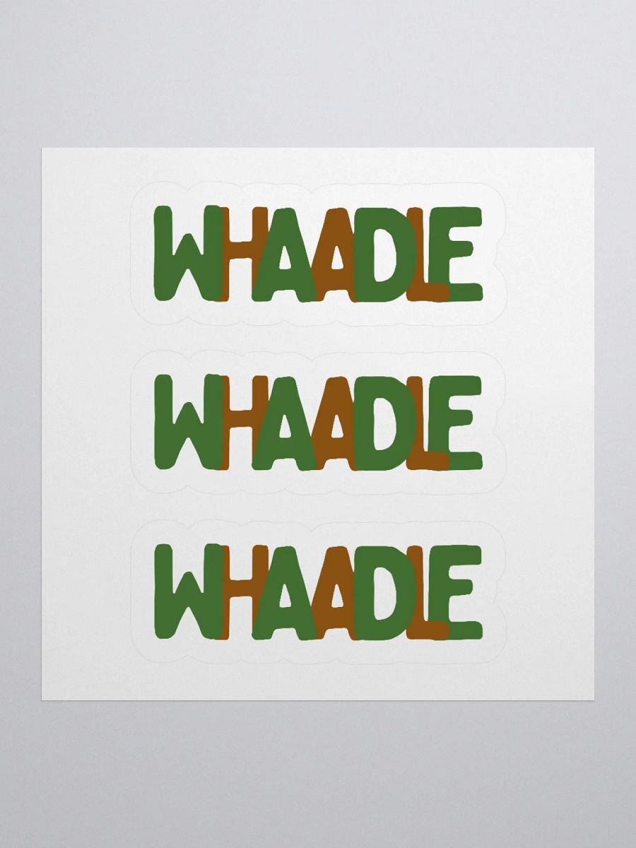 Whaadle Logo Stickers product image (2)