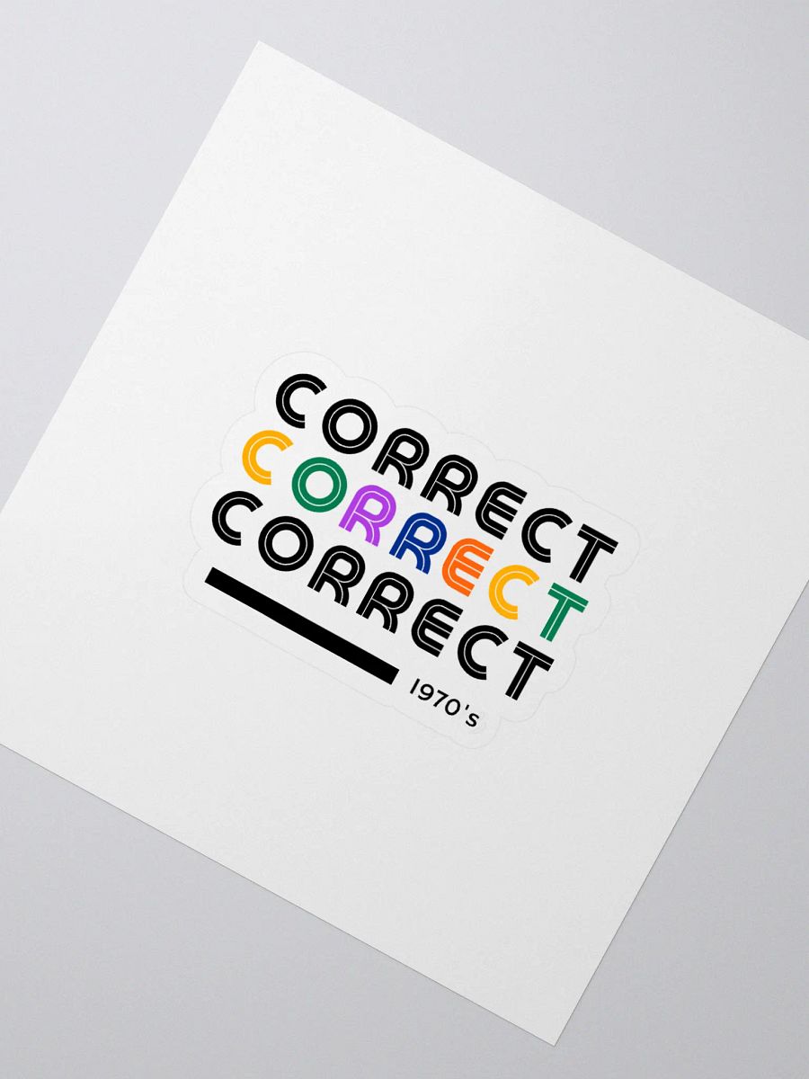 Correct Sticker product image (2)