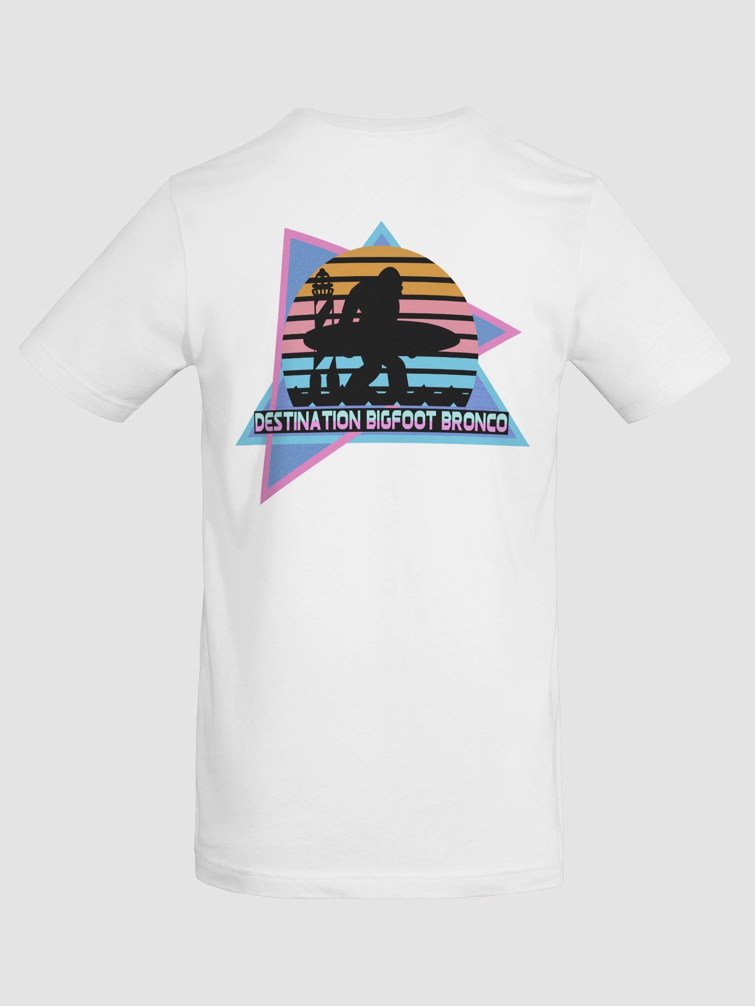 Destination Bigfoot Bronco Retro-Inspired T-Shirt (White) product image (8)